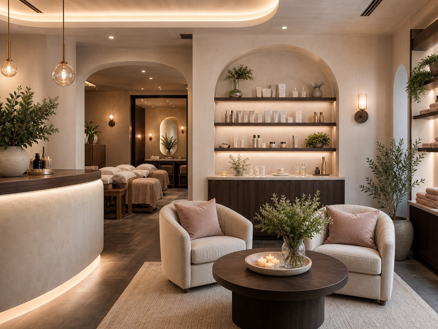 Warm salon interior representing the Glory Beauty Salon story.